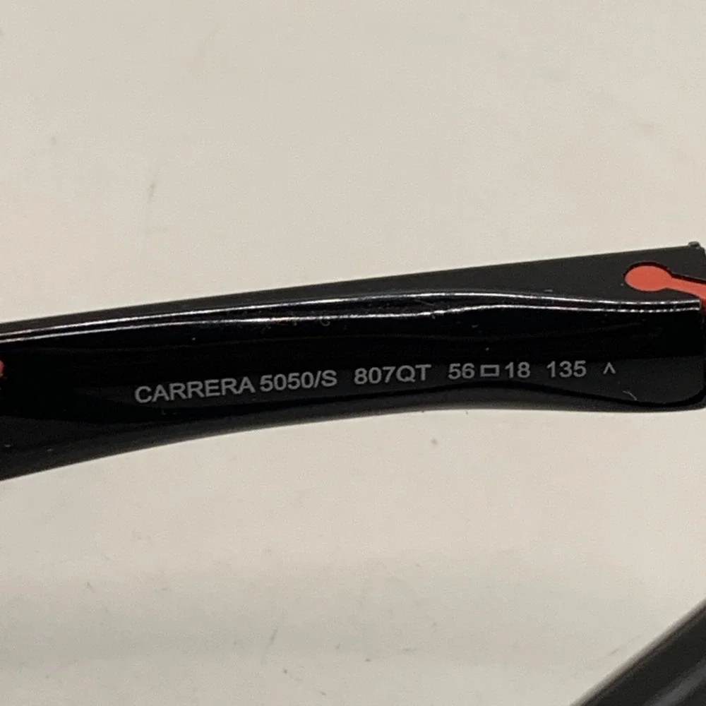 Carrera Eyeglasses 5050/S 56-18-135 Matte Black Round Full Rim Frame Only